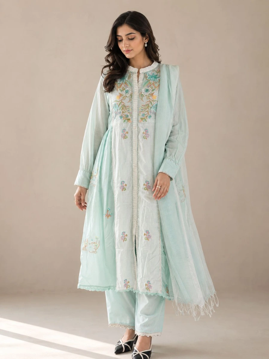 EMBROIDERED SUIT