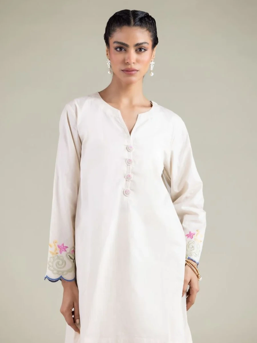 V-NECK KURTA