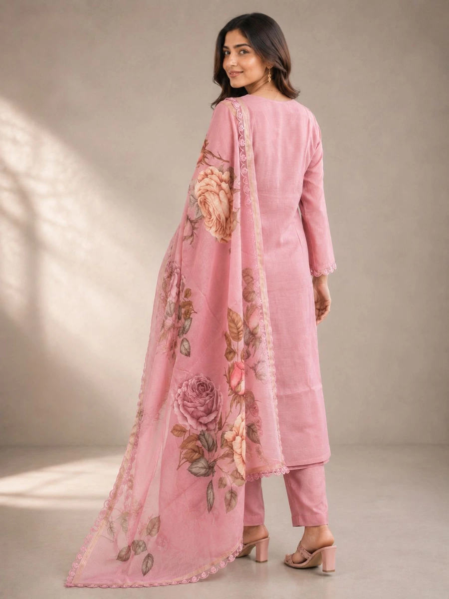 EMBROIDERED SUIT 3 PC